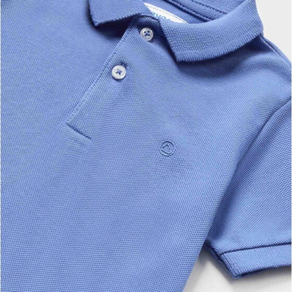 Size 7 Boys Mayoral Sky Blue Polo Shirt